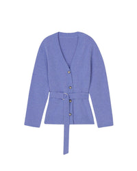 Cardigan Esre à ceinture - Lilac