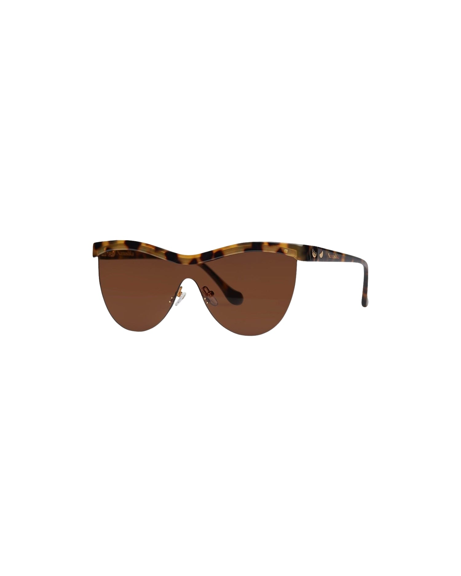 Lunettes de soleil Baya à barre courbée - Dark Amber