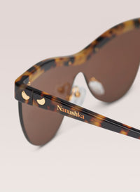 Lunettes de soleil Baya à barre courbée - Dark Amber