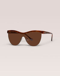 Lunettes de soleil Baya à barre courbée - Light Turtle