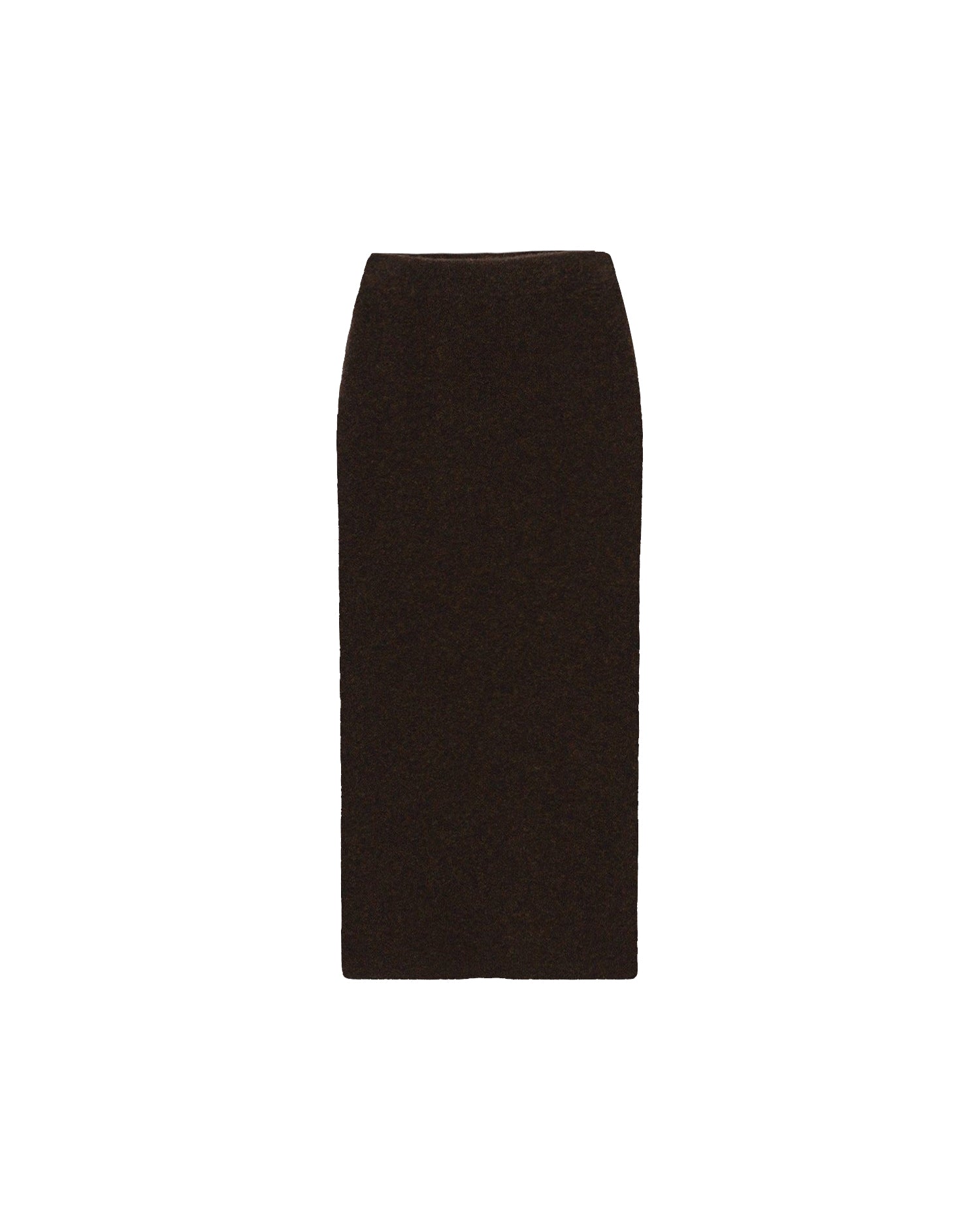 Jupe crayon Esah en laine - Brown