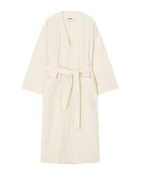 Robe longue Karmel en calicot délavé - Creme