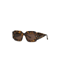 Lunettes de soleil Cathi ovales oversize - Dark Amber