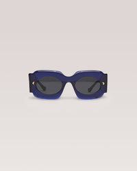 Lunettes de soleil Cathi ovales oversize - Navy