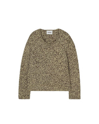 Pull Felisa à encolure angulaire - Graphic Lime