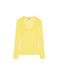Pull fin Amya en laine mérinos - Lime