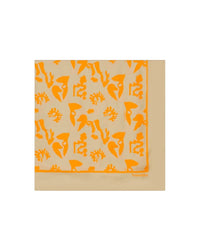 Echarpe Miani en soie - Ibiza Orange