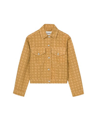 Veste Maren à monogramme délavée - Monogram Camel