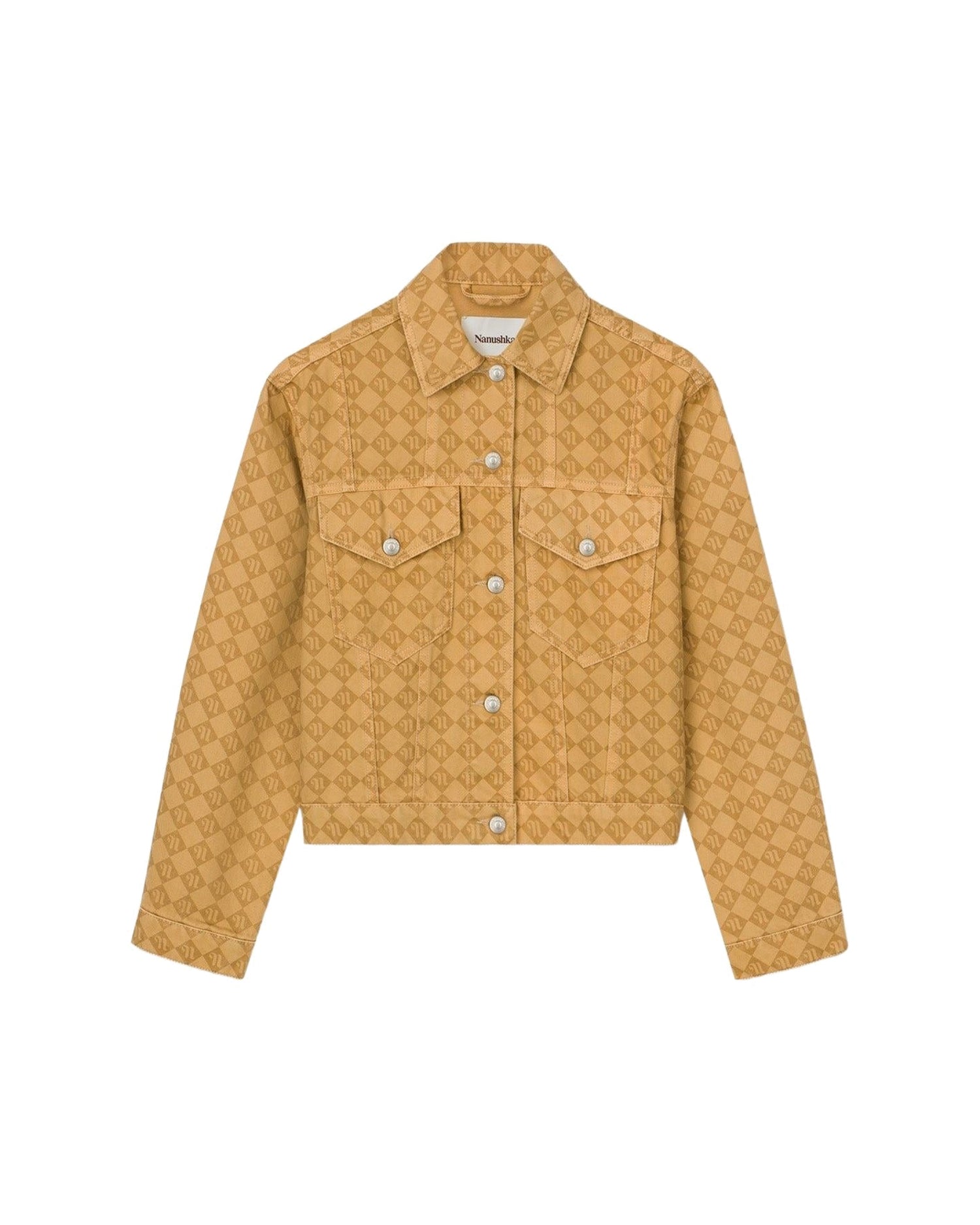 Veste Maren à monogramme délavée - Monogram Camel