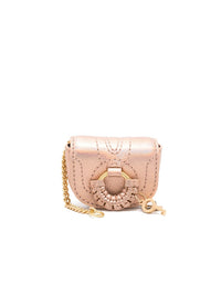 Porte-clés Hana en cuir grainé irisé - Poussière D'Or