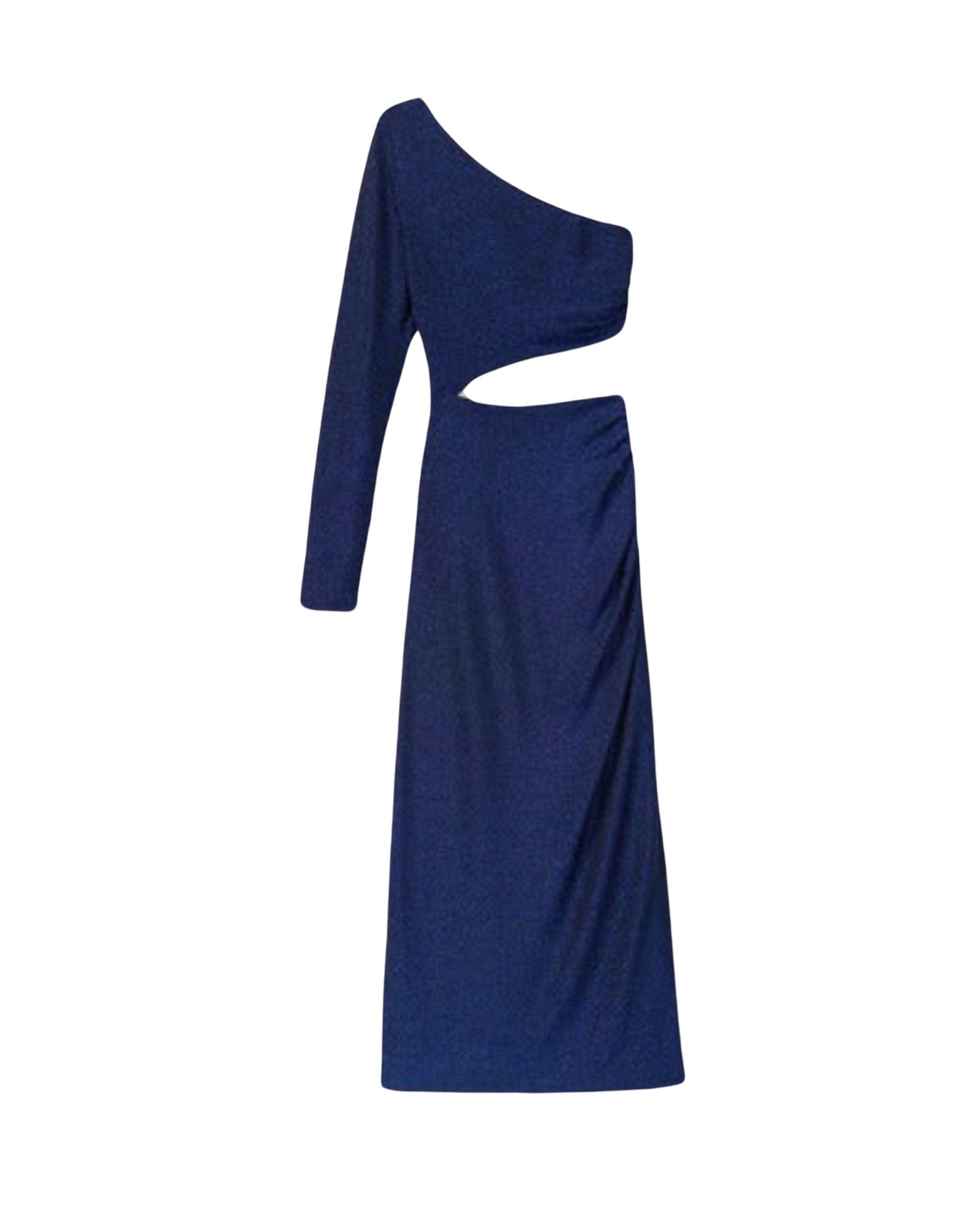 Robe Lena asymétrique - Electric Blue
