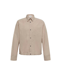 Chemise Moos à manches longues - Pebble