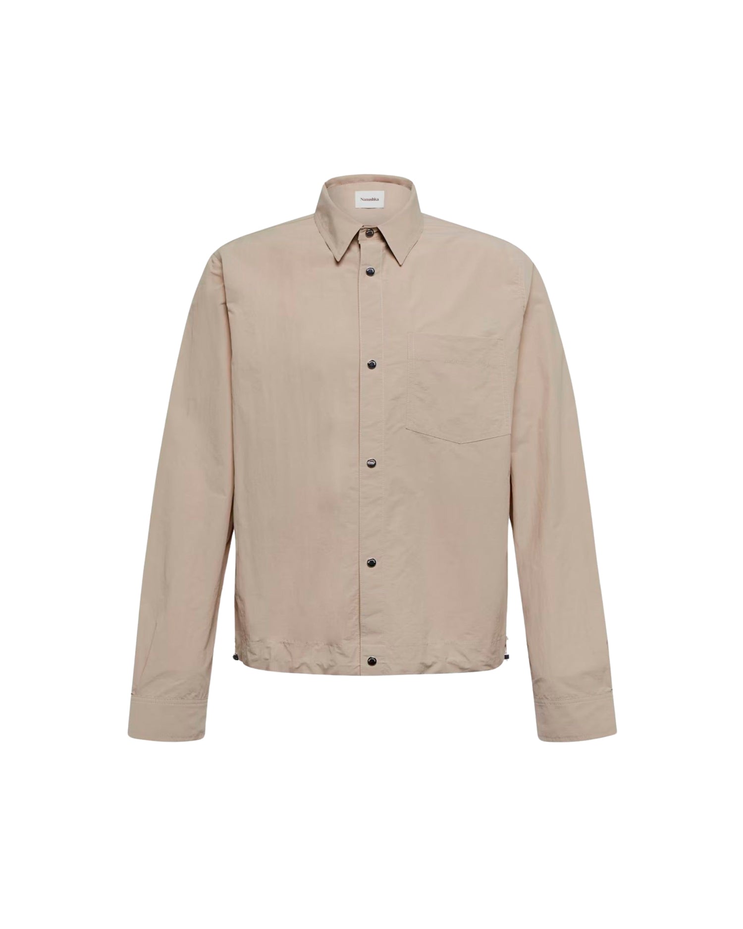Chemise Moos à manches longues - Pebble