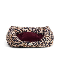 Panier pour chien Compagno - Léopard et Prune