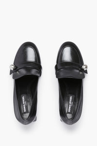 Chaussures Honfleur mocassin en cuir - Noir