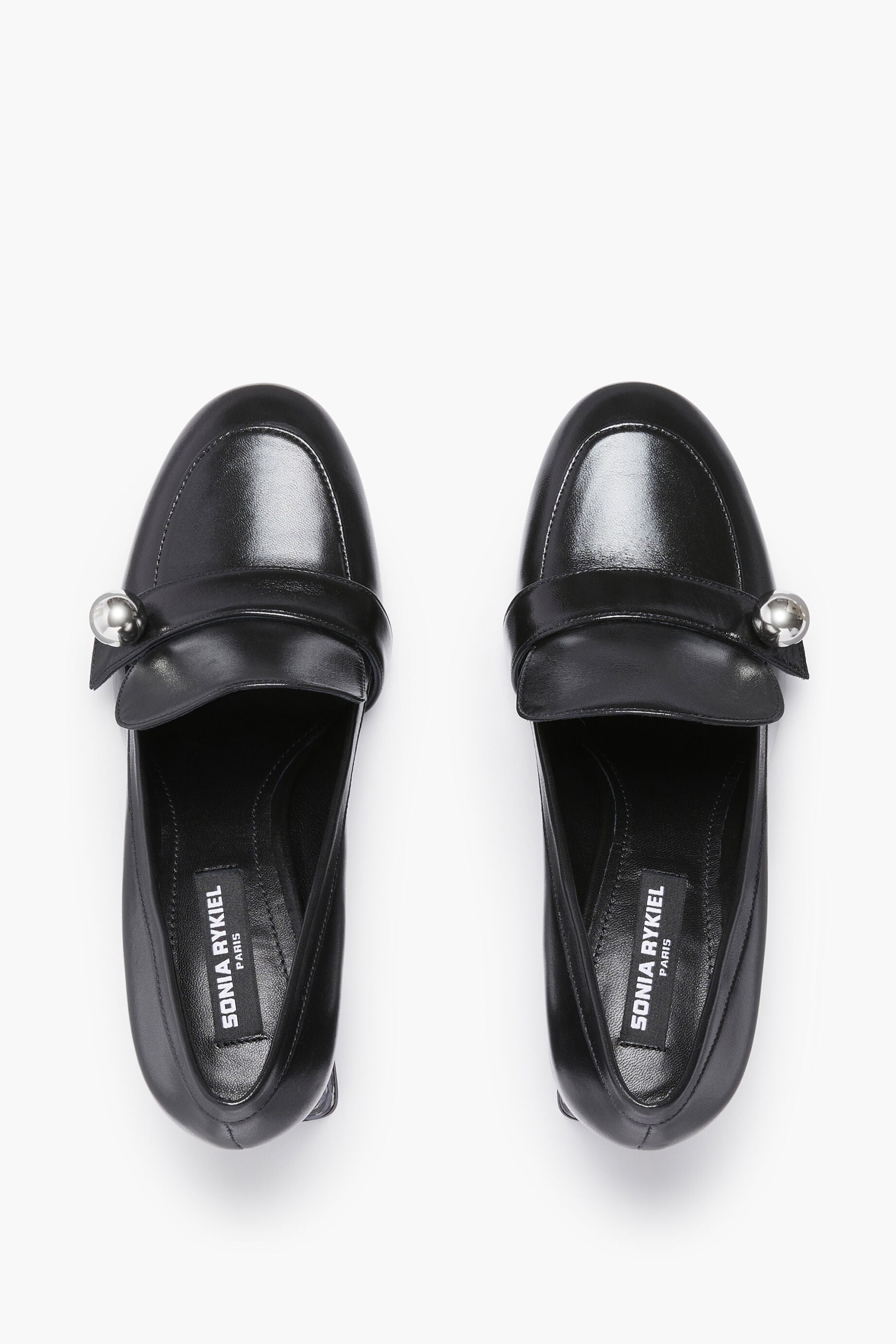 Chaussures Honfleur mocassin en cuir - Noir