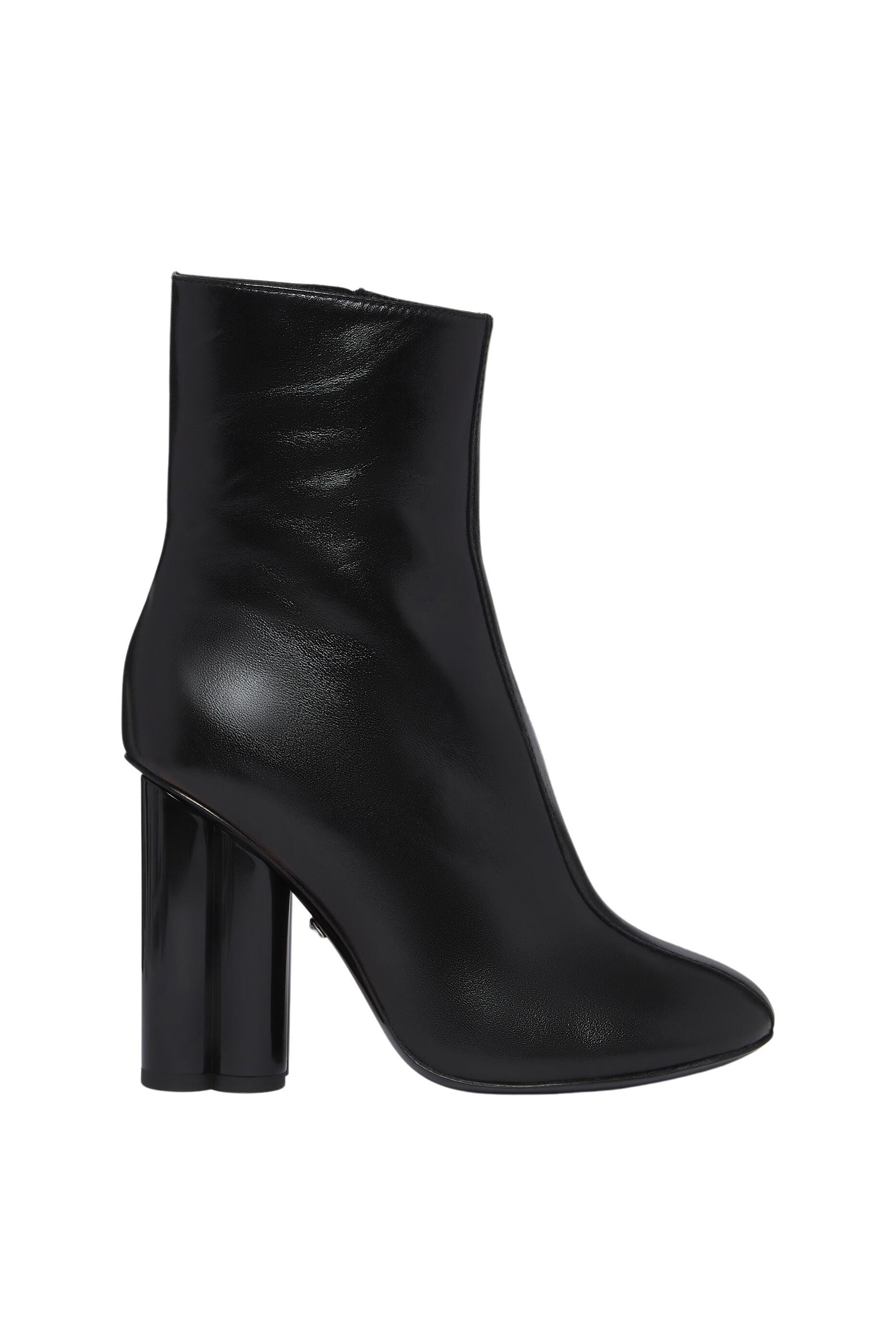 Bottines Clover à talons en cuir - Noir