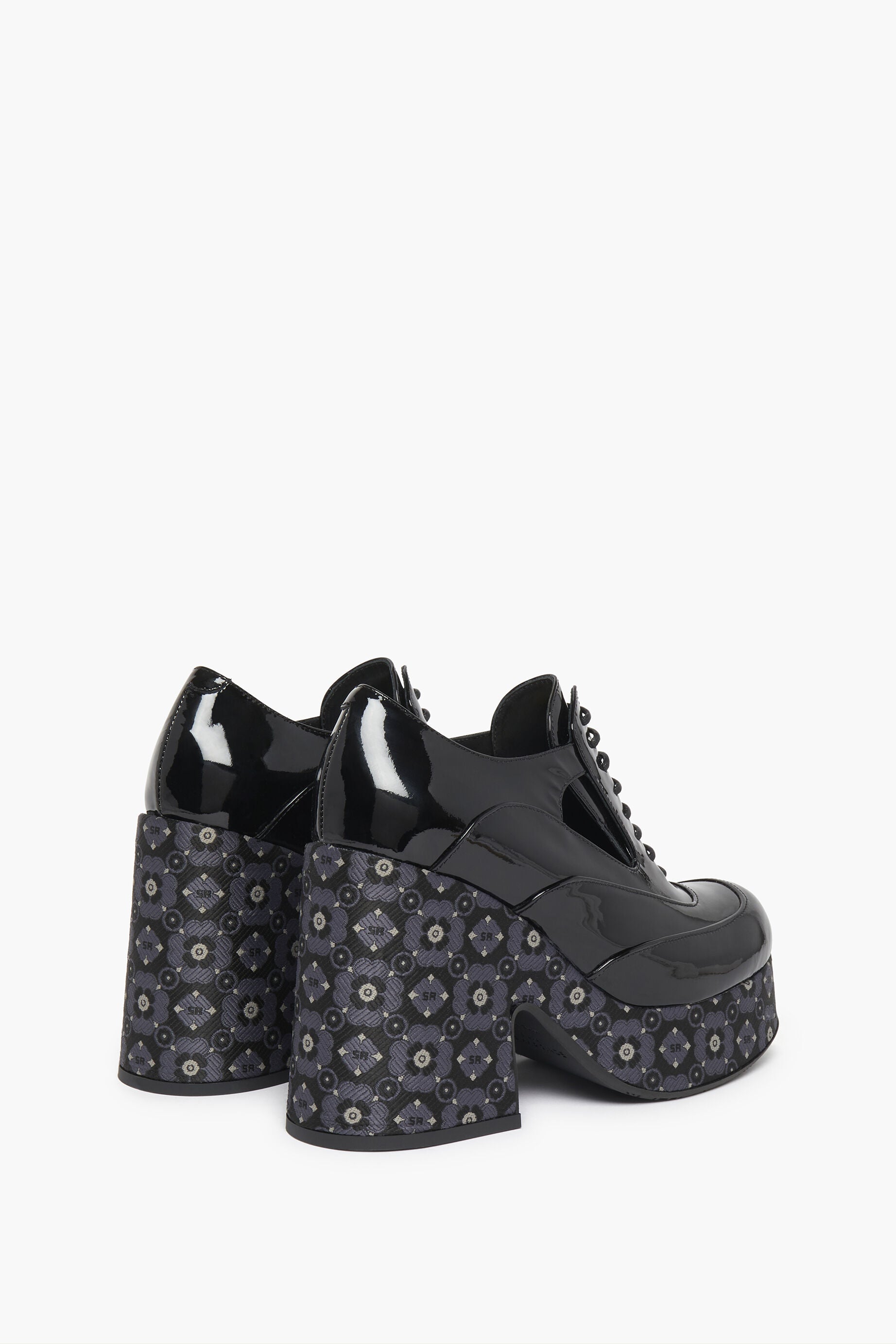 Chaussures Anvillar à lacets en cuir - Noir
