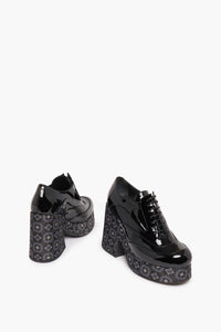 Chaussures Anvillar à lacets en cuir - Noir