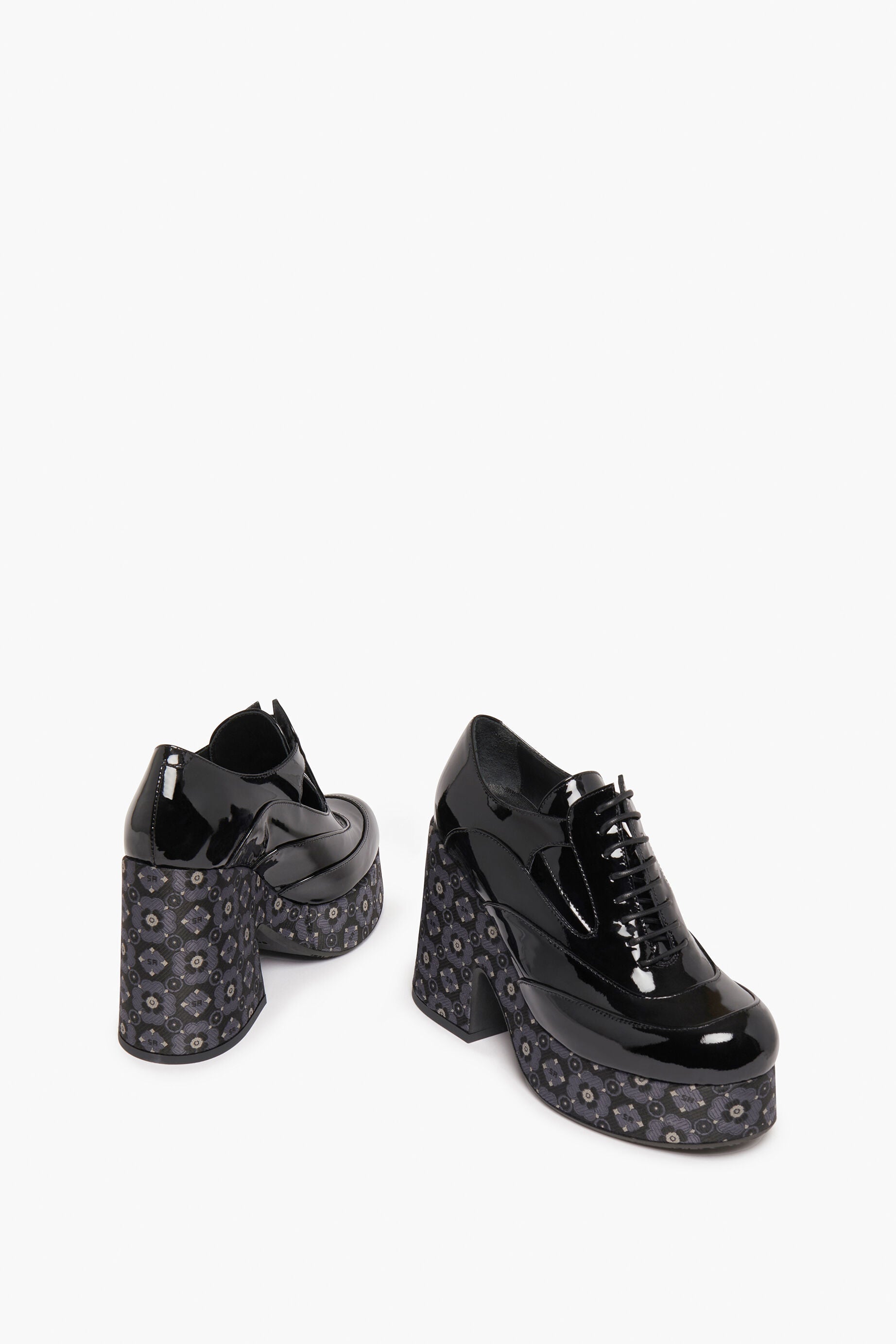 Chaussures Anvillar à lacets en cuir - Noir