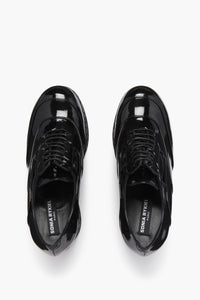 Chaussures Anvillar à lacets en cuir - Noir