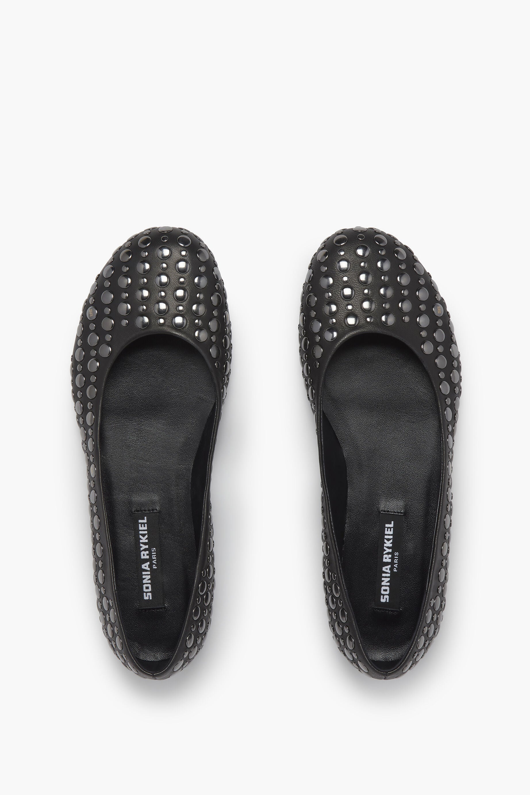 Ballerines Beaune en cuir - Noir