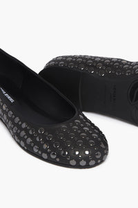Ballerines Beaune en cuir - Noir