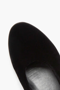 Ballerines Beaune avec bracelet de cheville - Noir