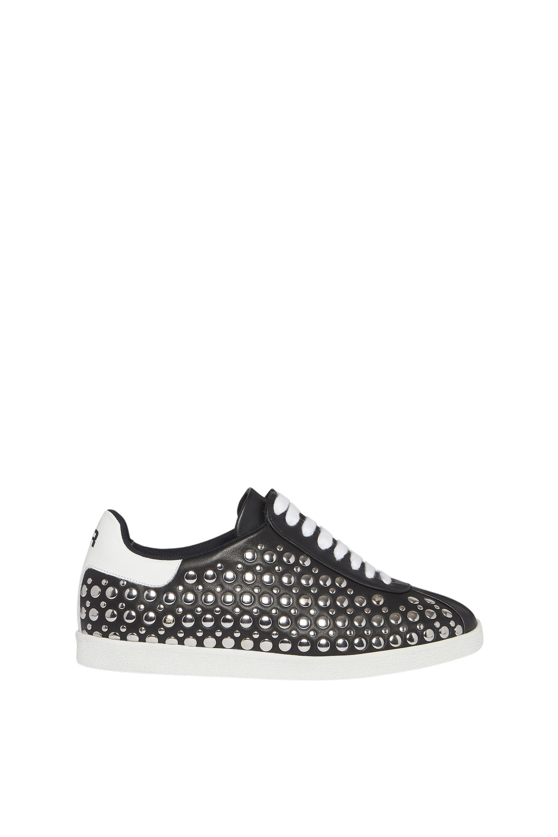 Chaussures ornées de clous en cuir - Noir