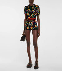 Short court à motif fleuri - Jacquard Jamaican Flower