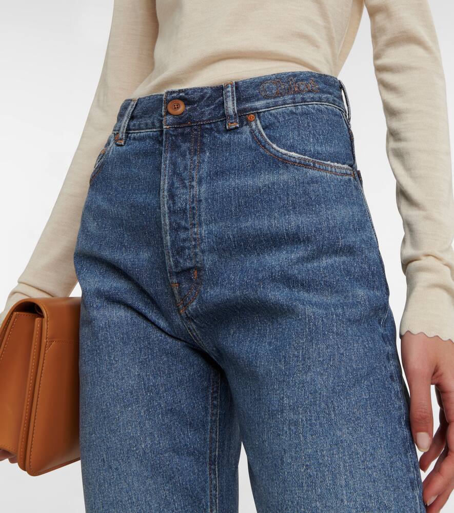 Pantalon en denim circulaire coton et chanvre recyclé - Bleu Sombre
