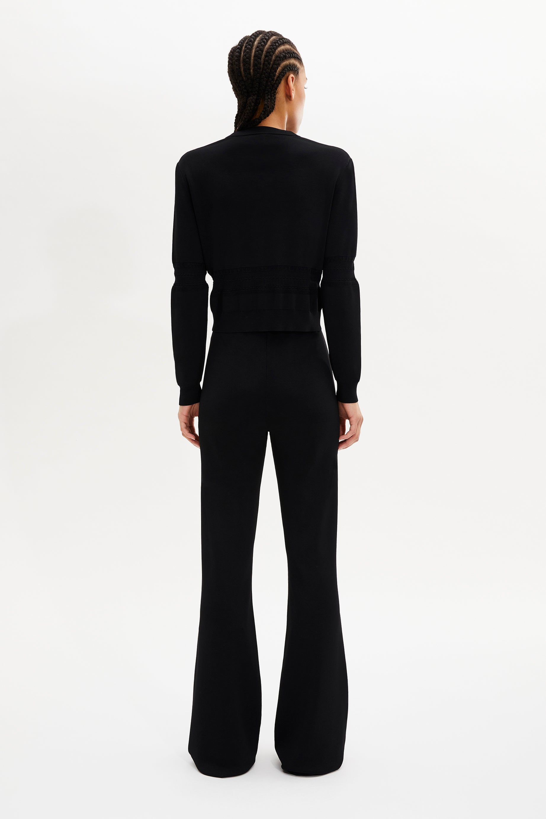 Pantalon coupe flare - Noir