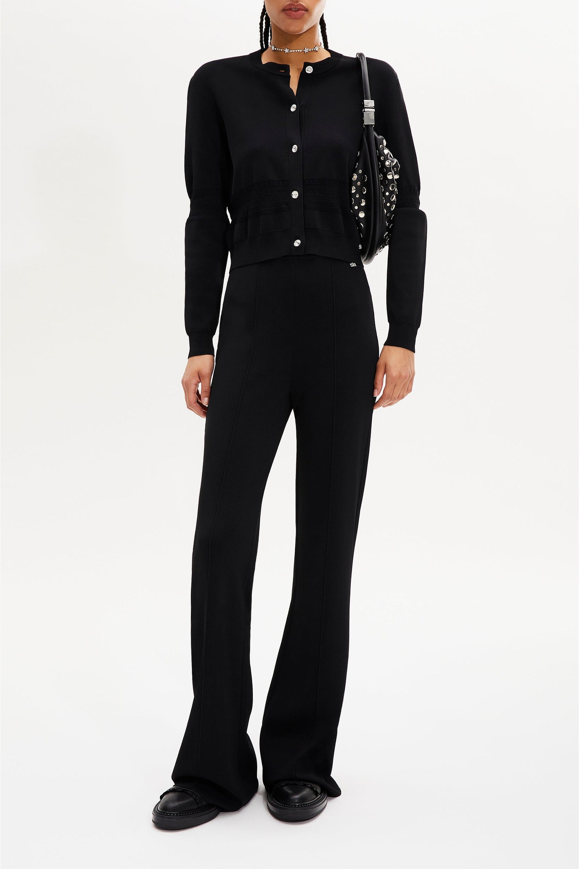 Pantalon coupe flare - Noir