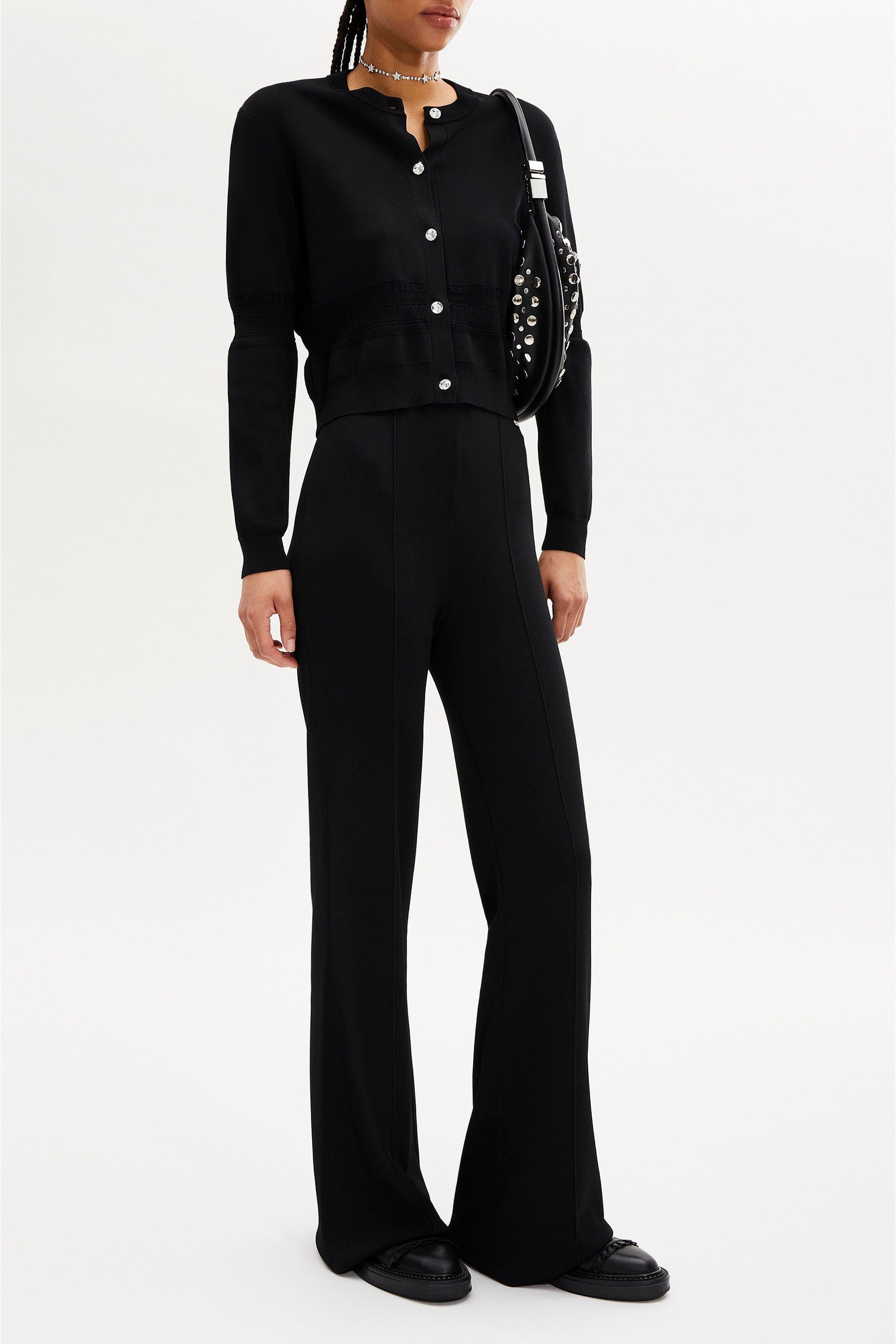 Pantalon coupe flare - Noir