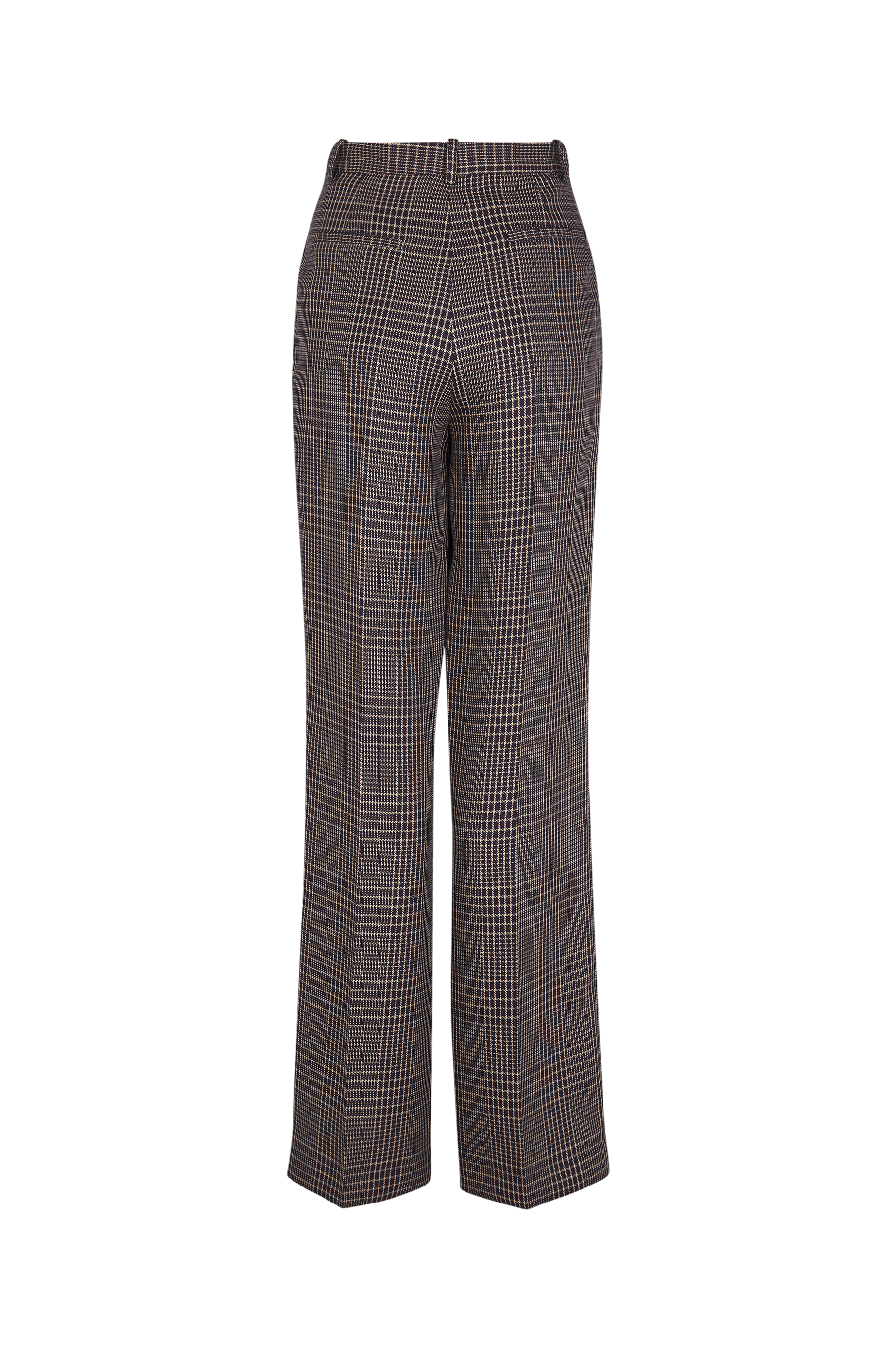 Pantalon à pinces - Carreaux Navy & Brown