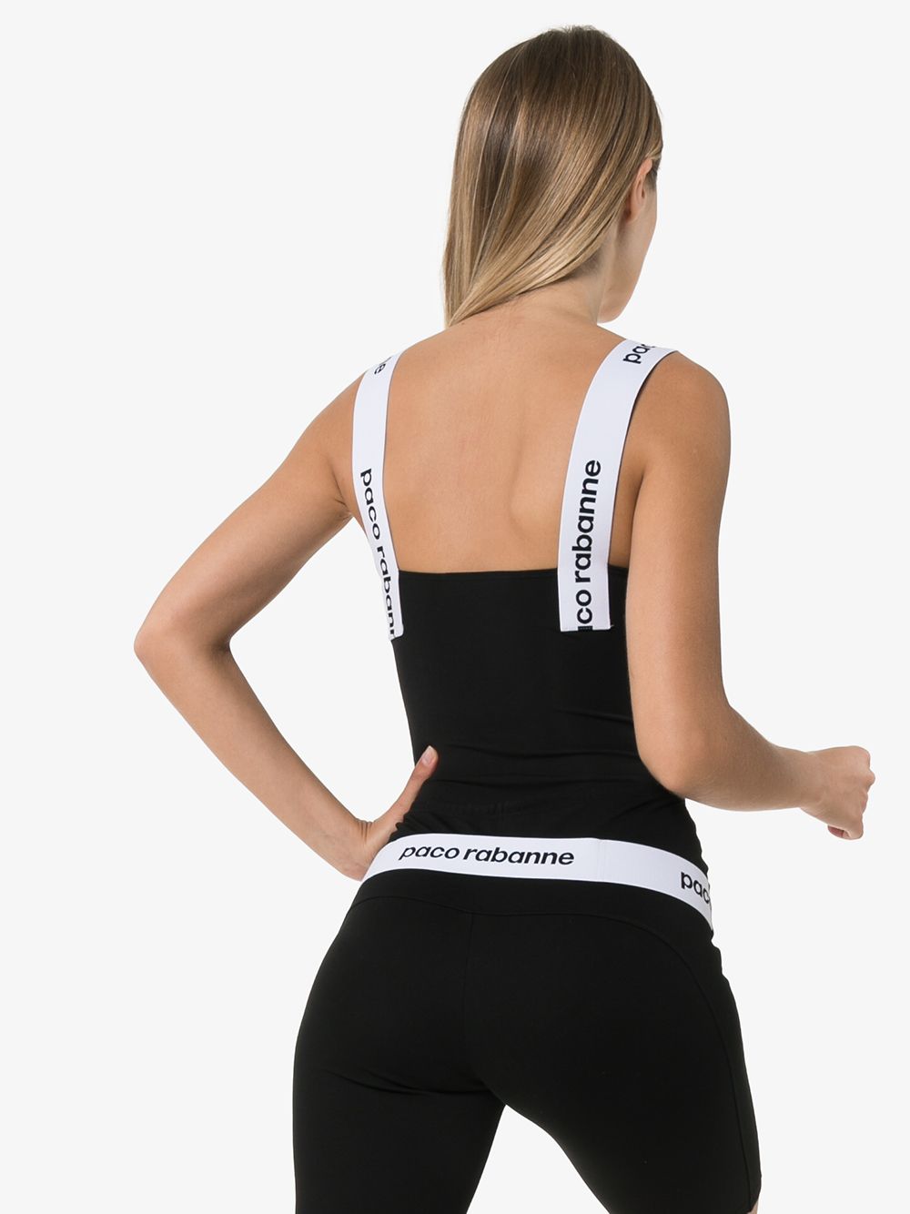 Body à bretelle logo - Black