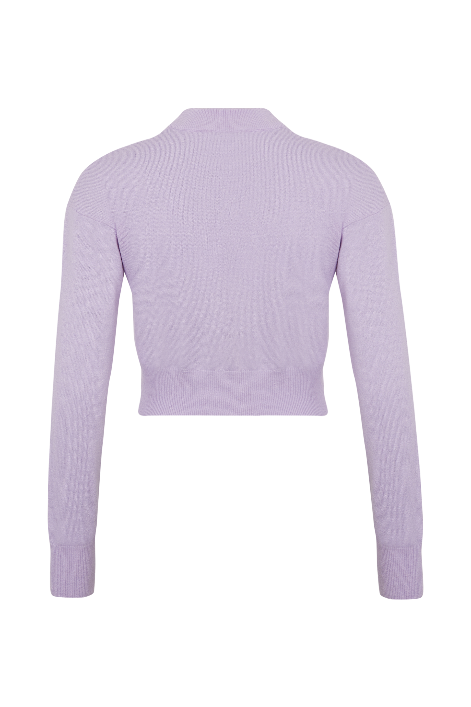 Pull manches longues en cachemire - Lilas