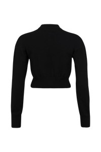 Pull manches longues en cachemire - Noir