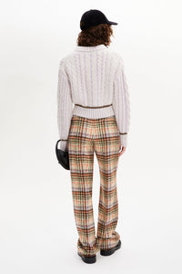 Pull Boxy manches longues en alpaga - Lilas