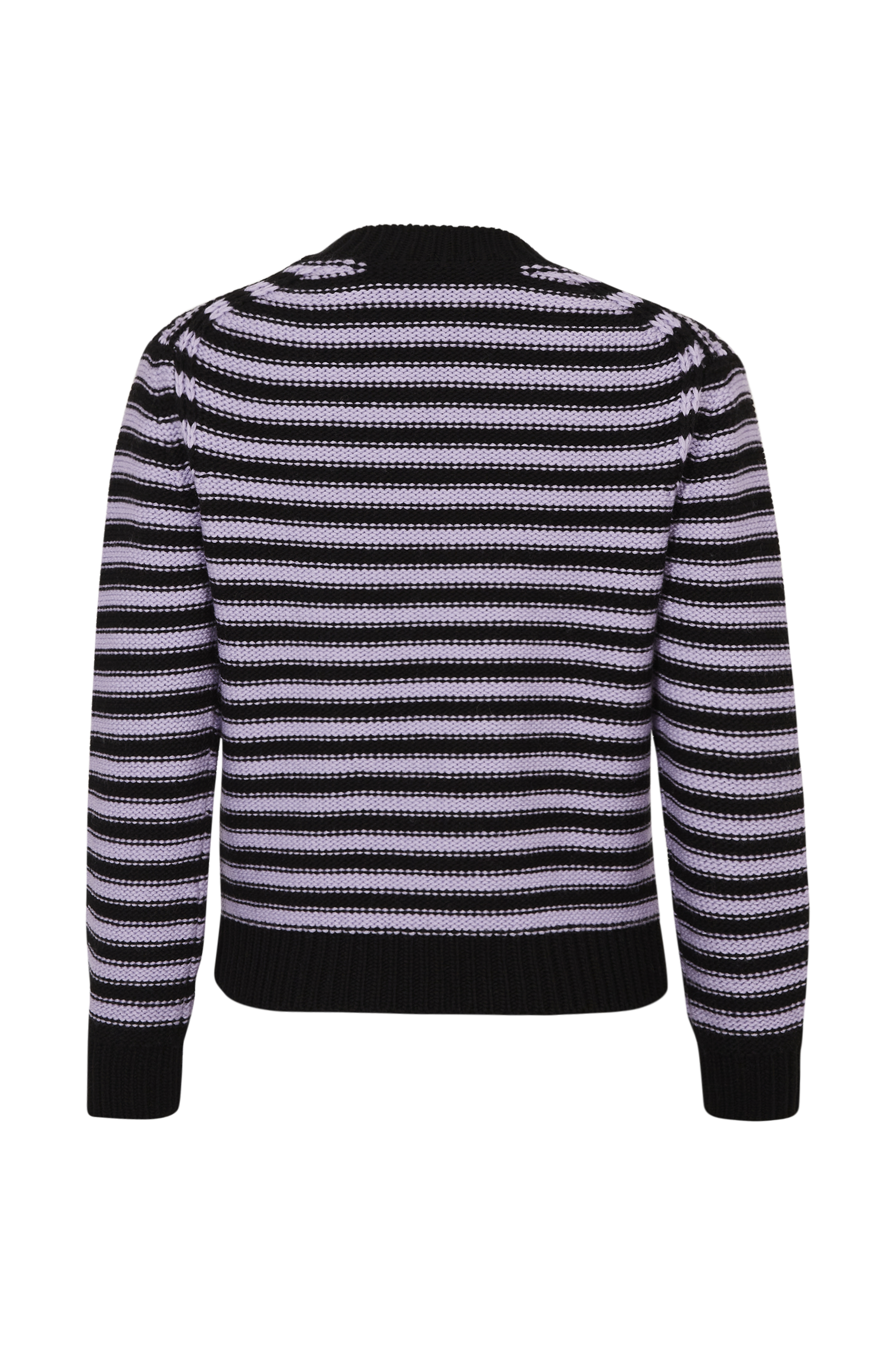 Pull Bigpoorboy en laine - Noir & Lilas