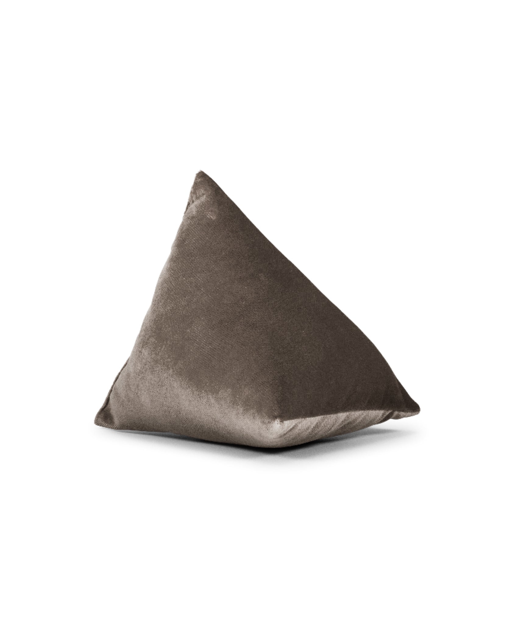 Coussin Divino en velours - Gris