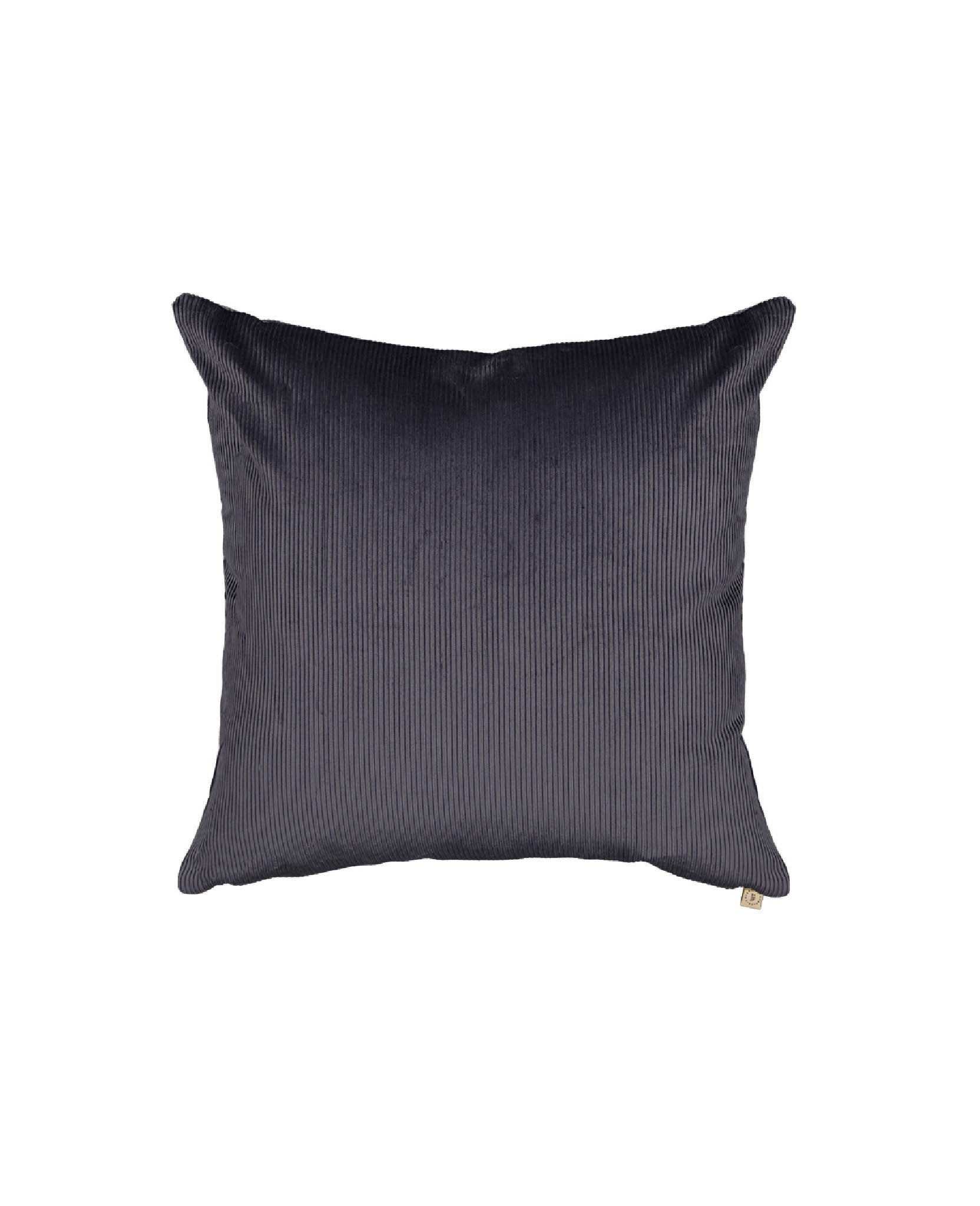 Coussin Carino en velours côtelé - Gris