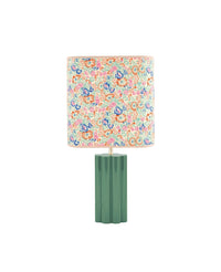 Petite lampe à poser Gioia - Vert amande et Argenté