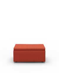 Pouf rectangulaire Aldo - Brique