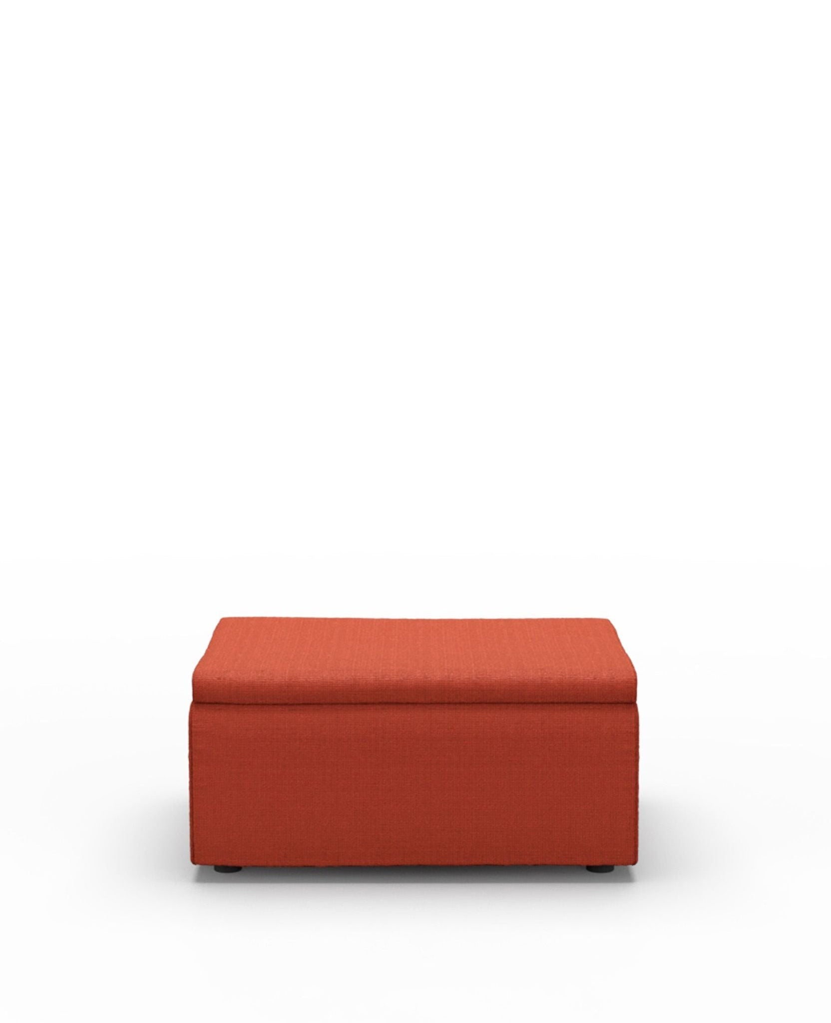 Pouf rectangulaire Aldo - Brique
