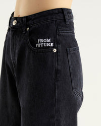 Jean large Future Is Love - Black