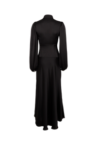 Robe manches longues - Noir