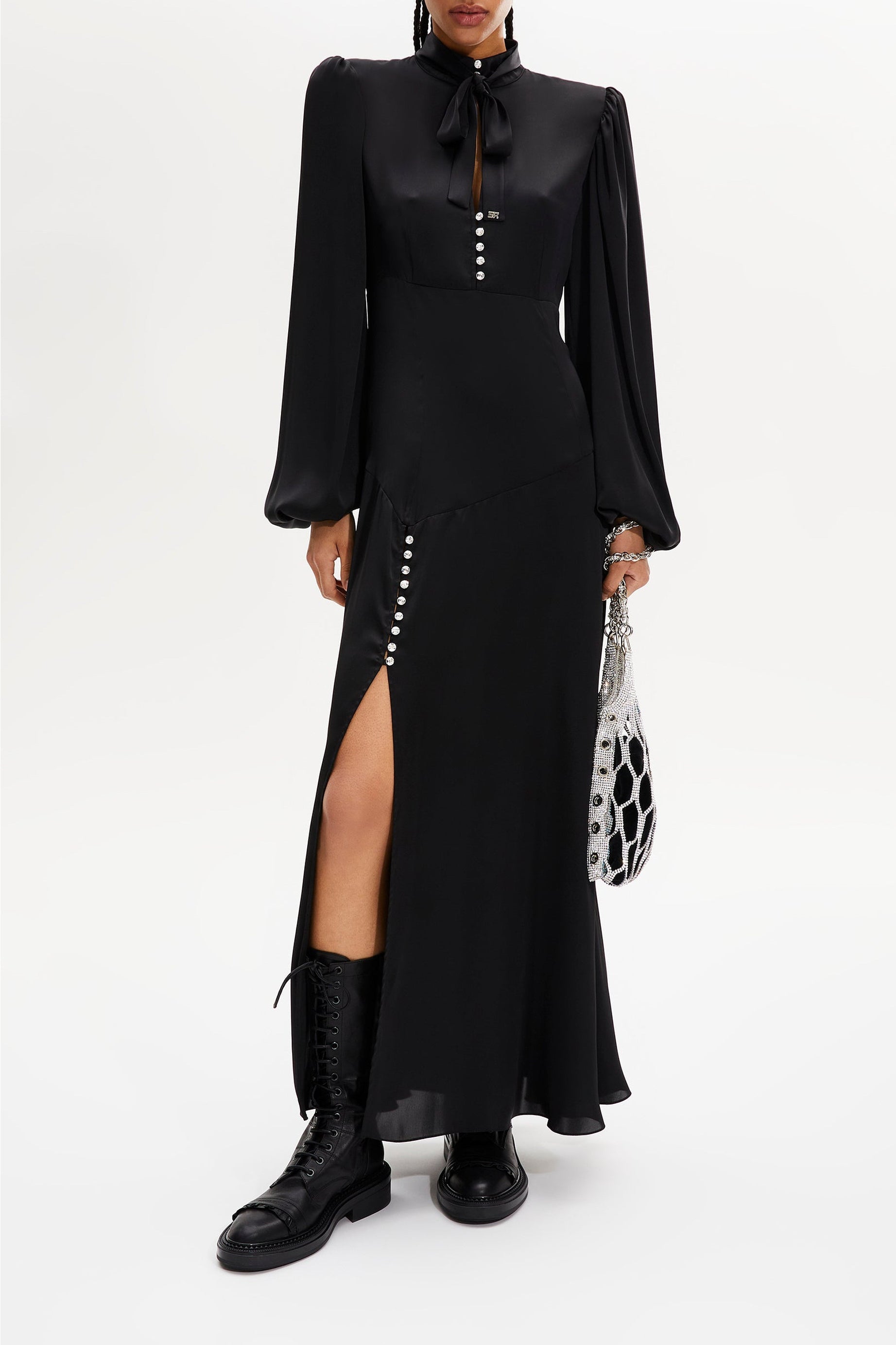 Robe manches longues - Noir