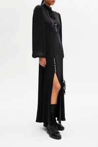 Robe manches longues - Noir