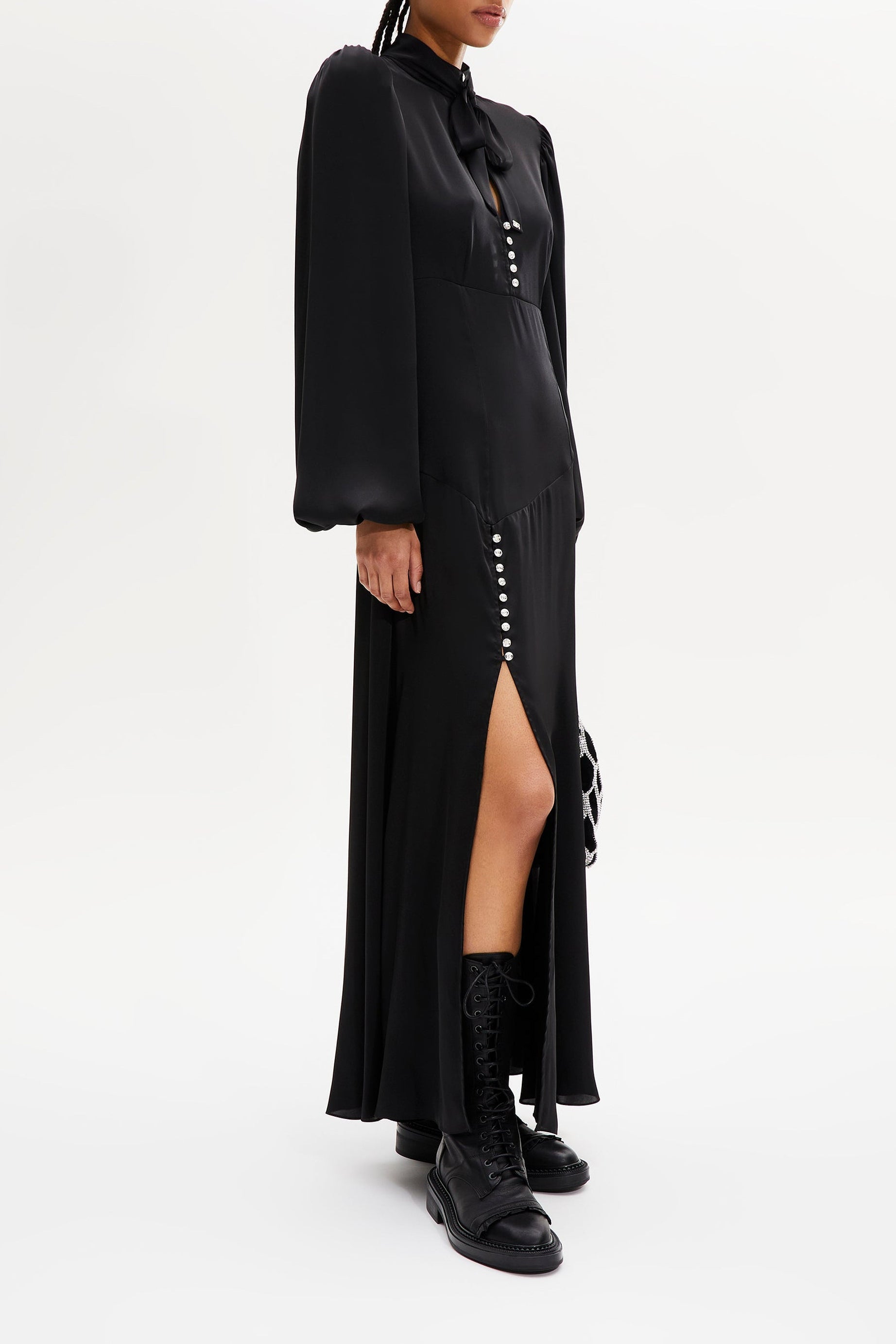 Robe manches longues - Noir